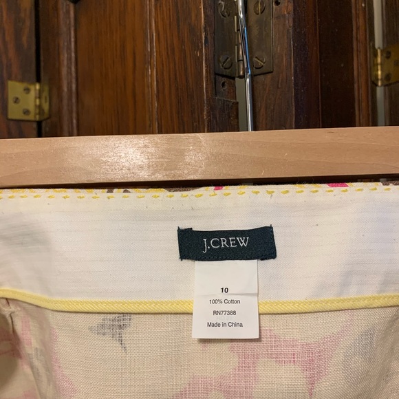 J. Crew Summer Mini Skirt Size 10 - Picture 3 of 3